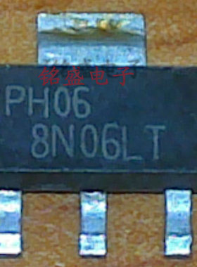 原装进口PHT8N06LT 丝印 8N06LT SOT-223 60 8A MOS场效应管芯片