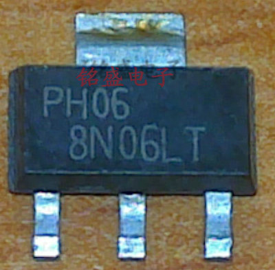 原装进口PHT8N06LT 丝印 8N06LT SOT-223 60 8A MOS场效应管芯片