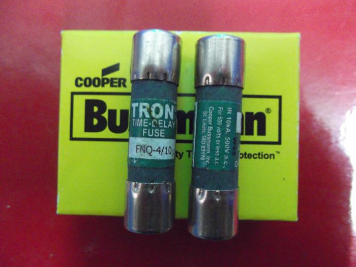 FNQ 4/10 延时熔断器保险丝TRON陶瓷10X38 BUSSMANN正品 0.4A500V
