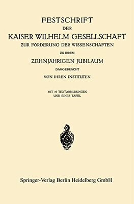 【预订】Festschrift Der Kaiser Wilhelm Gesel...