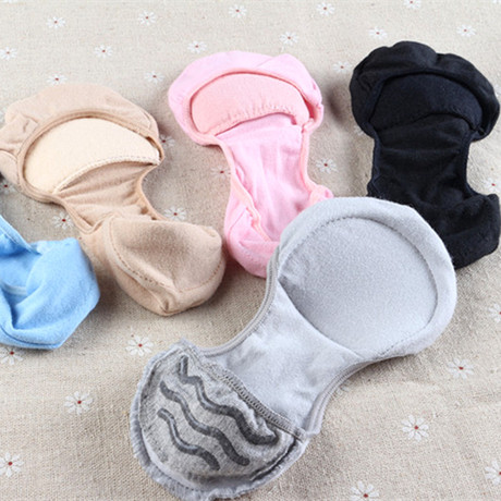 Thuyền vớ nữ vớ vô hình phần mỏng cotton silicone non-slip giày đơn vớ side cực thấp nông miệng vớ mùa hè