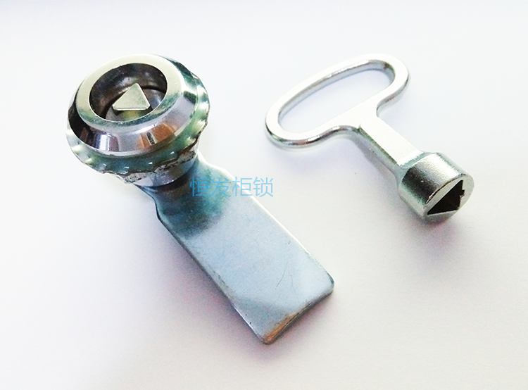 三角锁恒发柜门锁垃圾箱锁