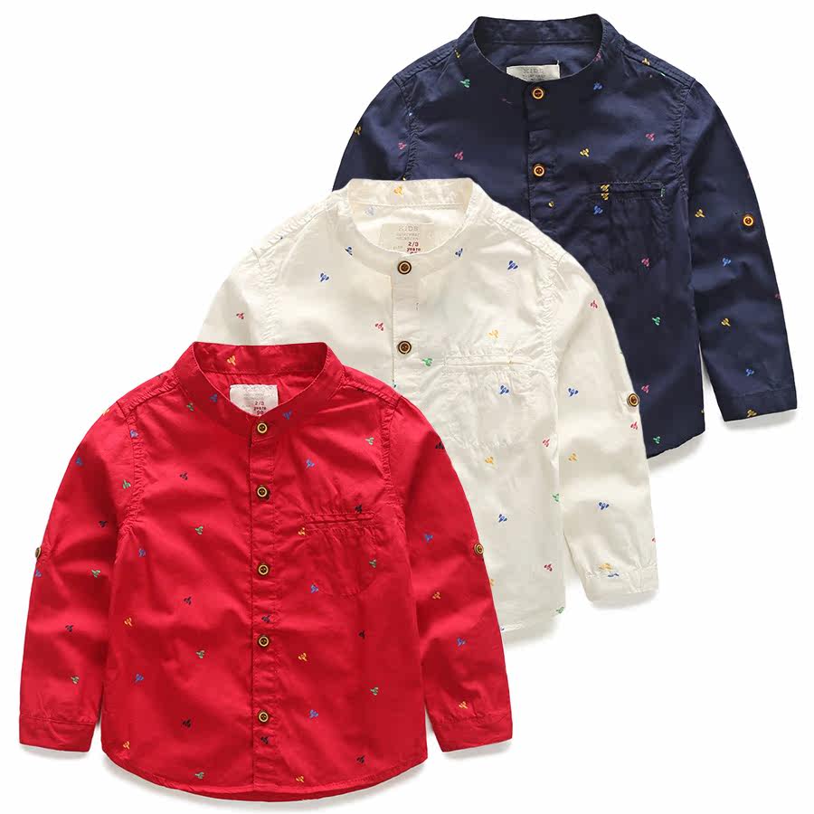 Chemise garcon à manche longue - Ref 2081949 Image 1