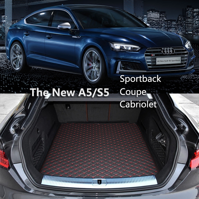 2023款奥迪a5敞篷后备箱垫 s5 coupe sportback cabriolet 尾厢垫