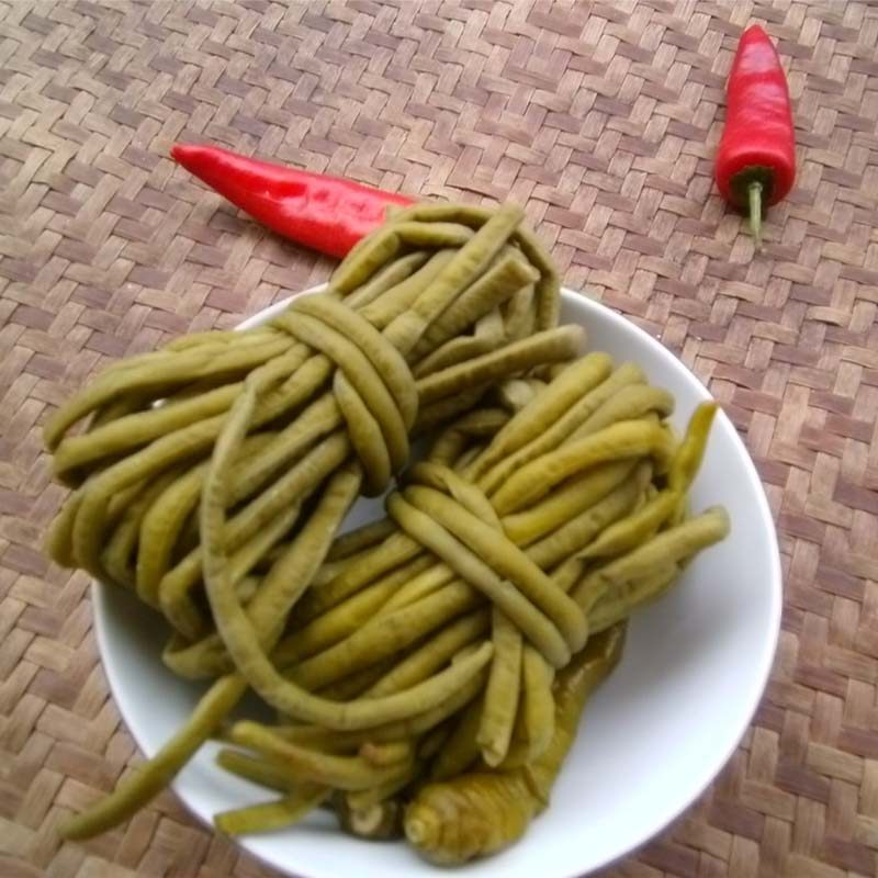 酸豆角湖南衡阳特产泡菜常宁酸腌豆角子坛子咸菜满二斤包邮
