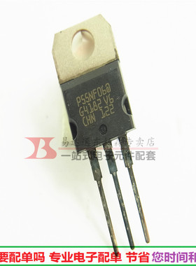 进口STP55NF06 P55NF06 三极管60V55A场效应 TO220电源常用MOS