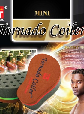 Magic Hair Twist Sponge Tornado Coiler黑人海绵卷发器迷你MINI