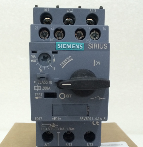 正品西门子电机断路器sirius class 10 208a 3rv6011-4aa15保护器