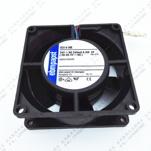 24V 德国ebmpapst 245MA 6.0W80 32高端变频器风扇 8314HR 原装