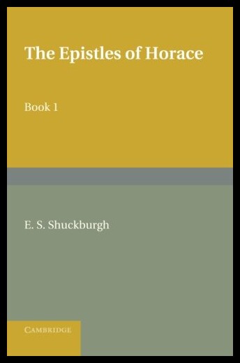 【预售】The Epistles of Horace Book I: With In