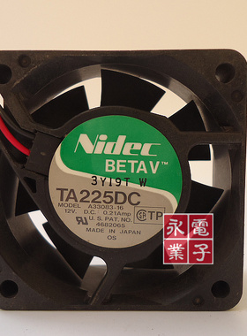 NIDEC 6025 A33083-16 12V 0.21AMP