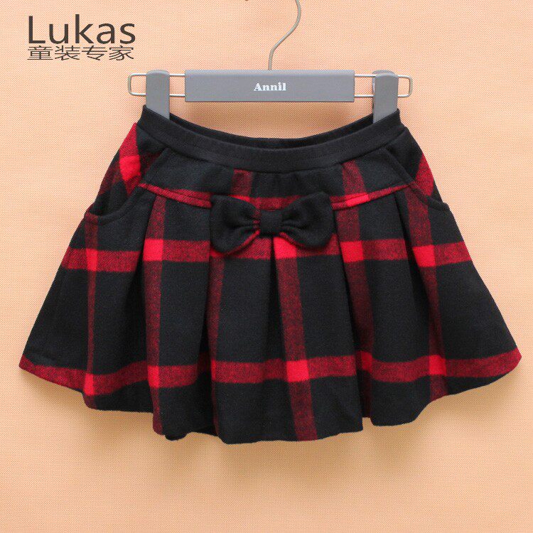 Jupe fillette ANNIL en laine - Ref 2051297 Image 1