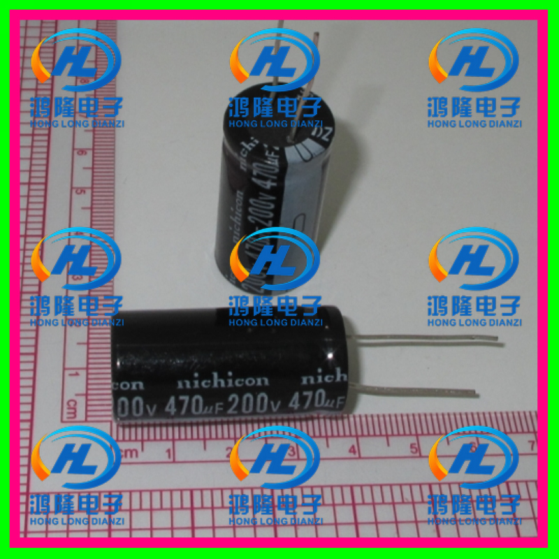 200V470UF 体积18*40 直插铝电解电容 470UF 200V 全新国产
