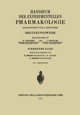 【预订】Handbuch Der Experimentellen Pharmak...