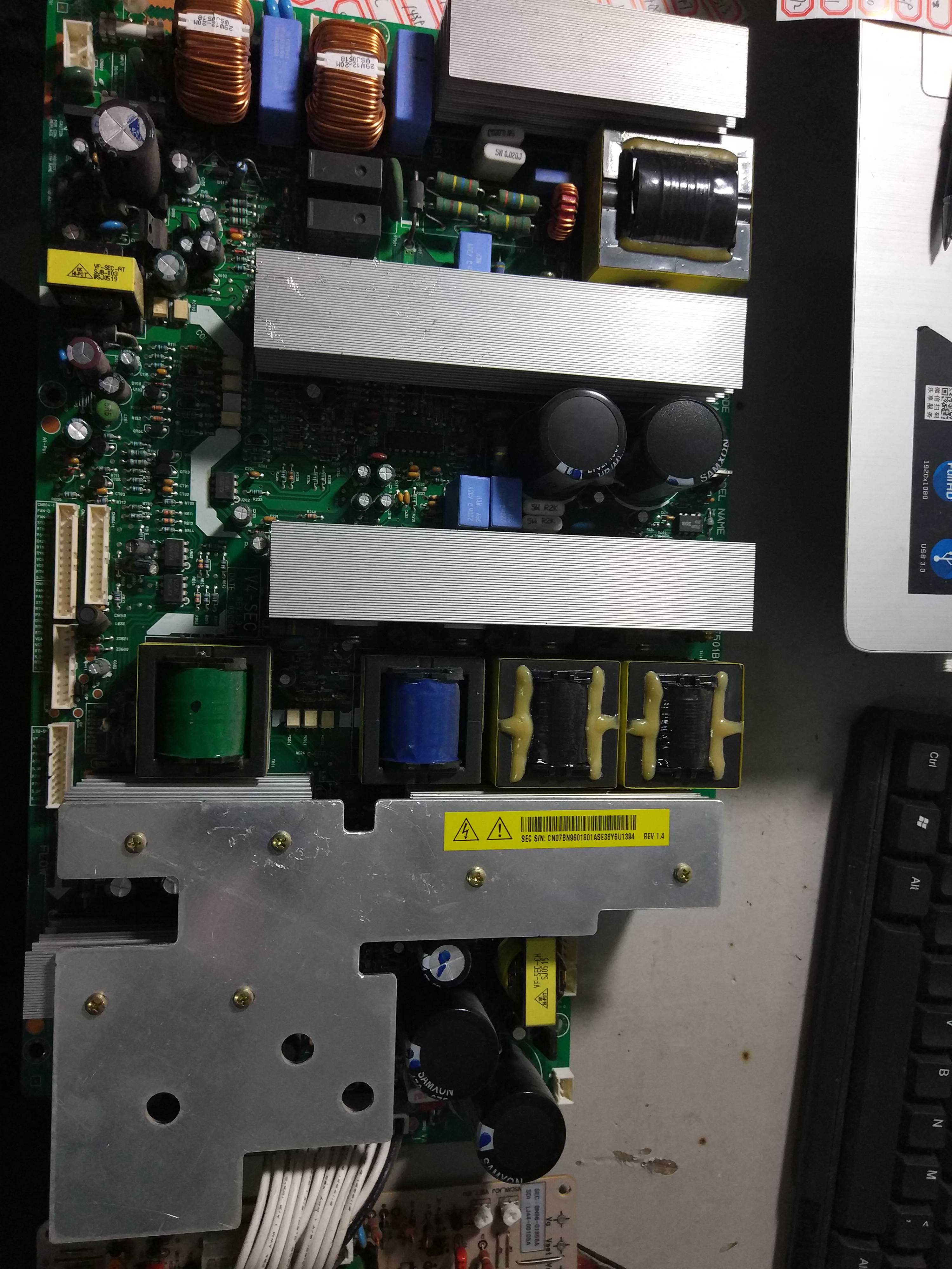 **測試好 原裝三星等離V4-SEC PSPF501B01A 電源板BN96-01801A