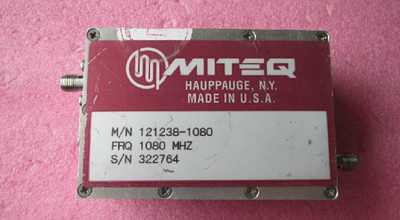 121238-1080 MITEQ 1080MHz SMA RF 微波频综 射频微波锁相环振荡