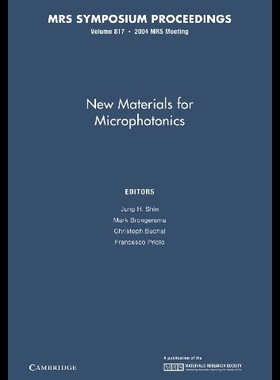 【预售】New Materials for Microphotonics: Volume 817
