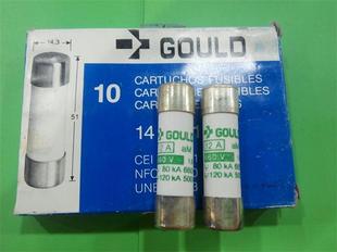 14X51MM 500V GOULD 12A 120KA 正品 进口熔断器保险丝陶瓷