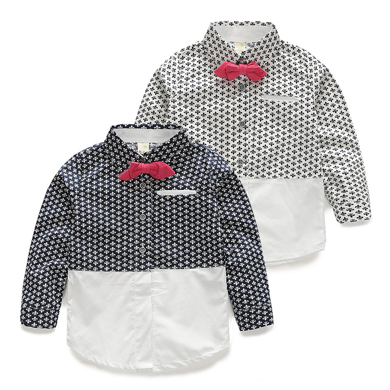 Chemise garcon à manche longue - Ref 2082164 Image 1