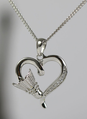 情侣锁骨链吊坠定制