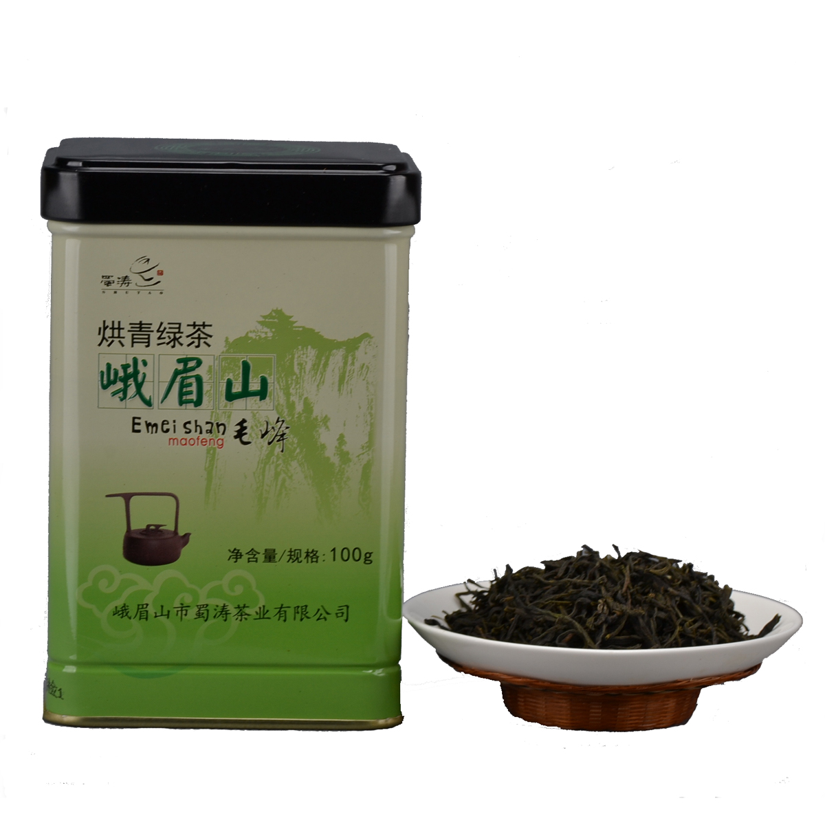 蜀濤 峨眉山 毛峰 100g 茶 茶葉 綠茶 2018年茶葉