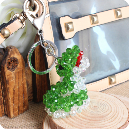 摆客帝国手工编织水晶串珠手机挂件钥匙扣12生肖十二生肖 蛇 包挂