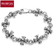 New year cross bracelets titanium steel men jewelry fashion retro simple ideas of England in Europe and America presents