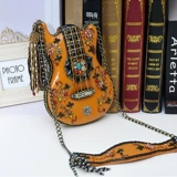 Подлинная мешка на национальный стиль национального стиля в ручной сумке ручной работы с бисером для скрипки персонализированная сумка