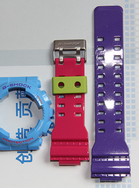 卡西欧原装正品限量版 GA-110F-2A/GA-110亮光蓝色 表框 表带