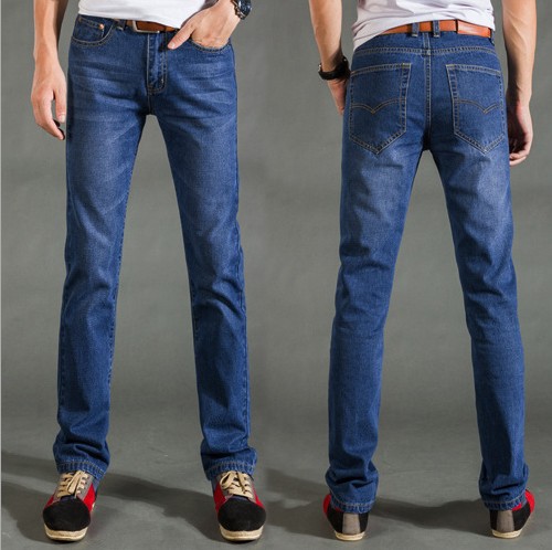Jeans pour jeunesse droite en vrac en coton pour Quatre saisons - Ref 1470315 Image 1