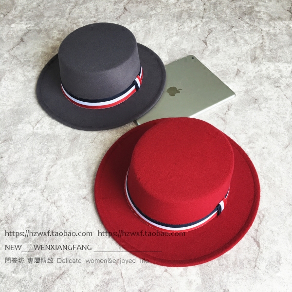 Chapeau pour homme Flat Top en de laine - Ref 1926022 Image 2