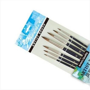 8605S套装 尖头勾线笔 高档狼毫水粉水彩画笔 凤凰画材