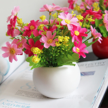 小球盆配星菊花饰品客厅花艺摆设1