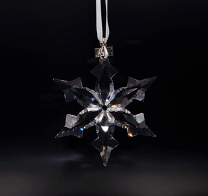 2015雪花汽车挂件奥地利水晶挂饰平安后视镜吊坠车内饰品圣诞挂件