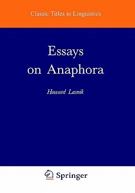 【预售】Essays on Anaphora