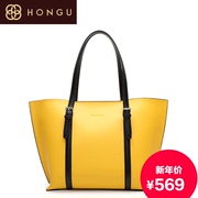 Honggu red genuine new European fashion Valley 2015 counters portable single diagonal shoulder handbag 6168