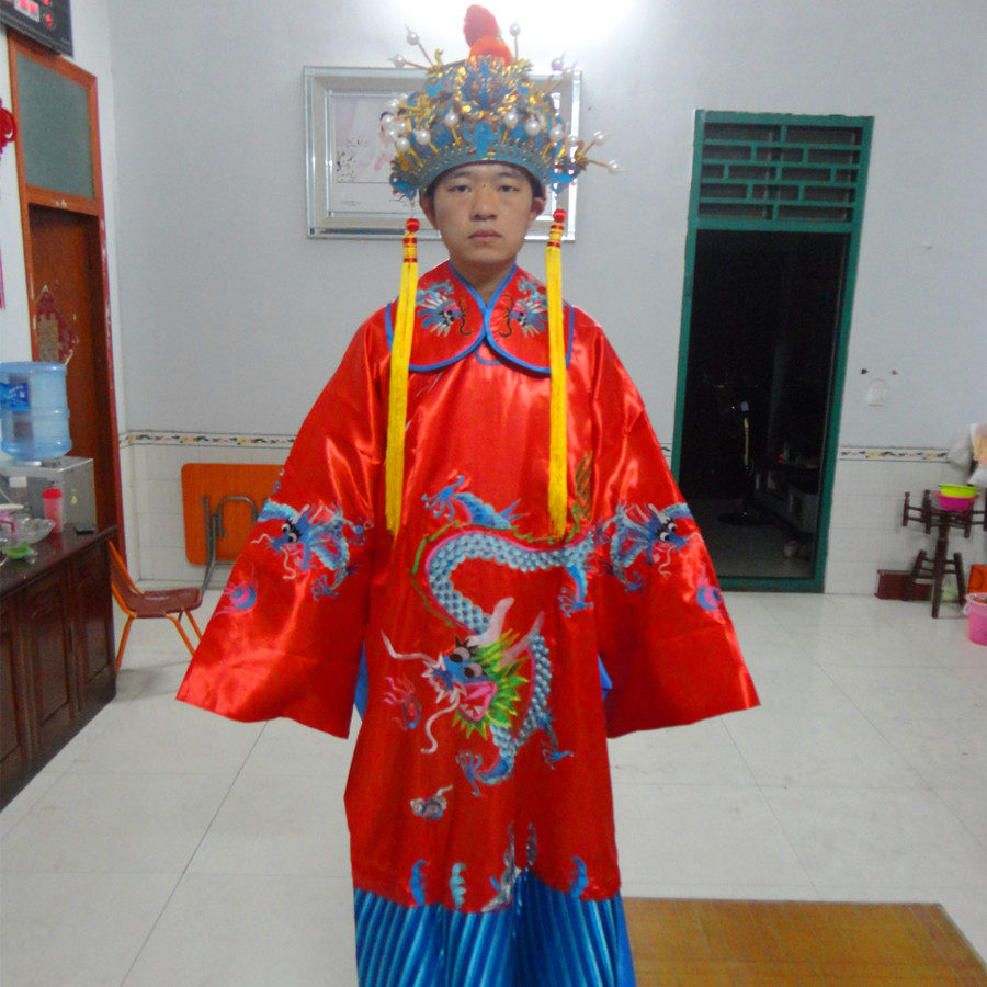 蟒袍 莽 凤冠霞帔 戏剧服装 龙袍 皇帝服装 剧团服装