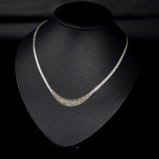 Very simple silver necklace Angel Thai Korean fashion elegant Joker clavicle chain necklace