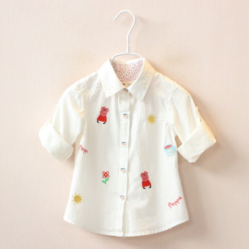 Chemise fille à manche longue - Ref 2084713 Image 1