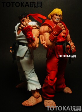 街头霸王手办可动人偶模型漫画游戏玩具隆RYU肯KEN春丽古烈豪鬼PS