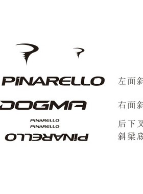 Pinarello车架贴