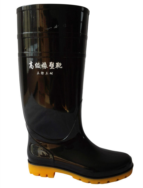 Chaussures - bottes caoutchouc homme pour printemps - semelle tendon - Ref 972338 Image 1