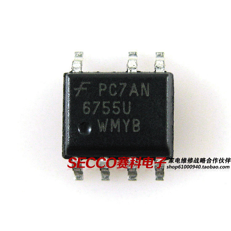 〖全新原装〗FAN6755U 6755UWMYB 贴片7脚 大功率液晶电源IC芯片