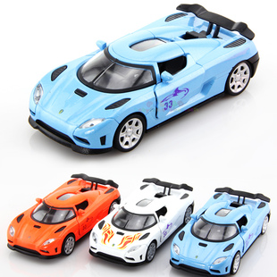 凯迪威超星模王1:32柯尼塞格 超级跑车 声光回力合金汽车模型