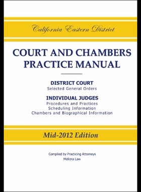 【预售】California Eastern District Court and Chambers Pr