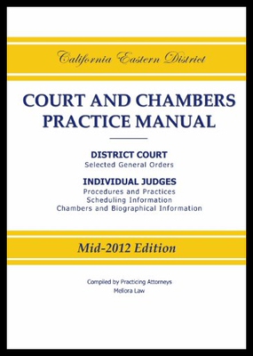 【预售】California Eastern District Court and Chambers Pr