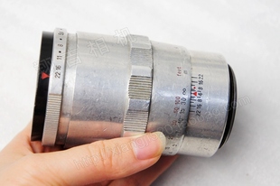 jena135mm 手动镜头转接全画幅 zeiss m42口白银色德国蔡司carl