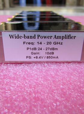 美国进口 14-20GHz 24-27dBm SMA 射频微波中功率放大器