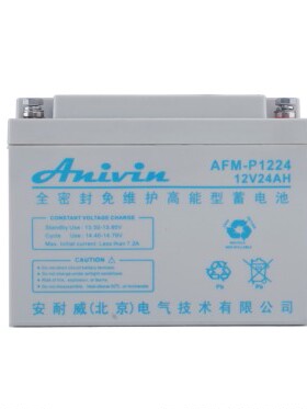 安耐威蓄电池（ANIVIN）UPS不间断电源电瓶 AFM-P1224 高能P系列
