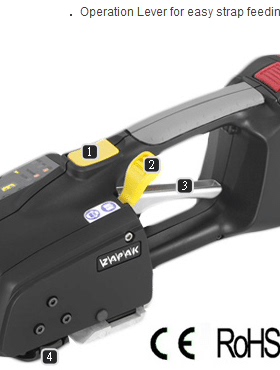 直销台湾ZAPAK ZP97充电式电动打包机